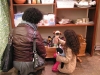 Isela Picks a Sock Monkey         